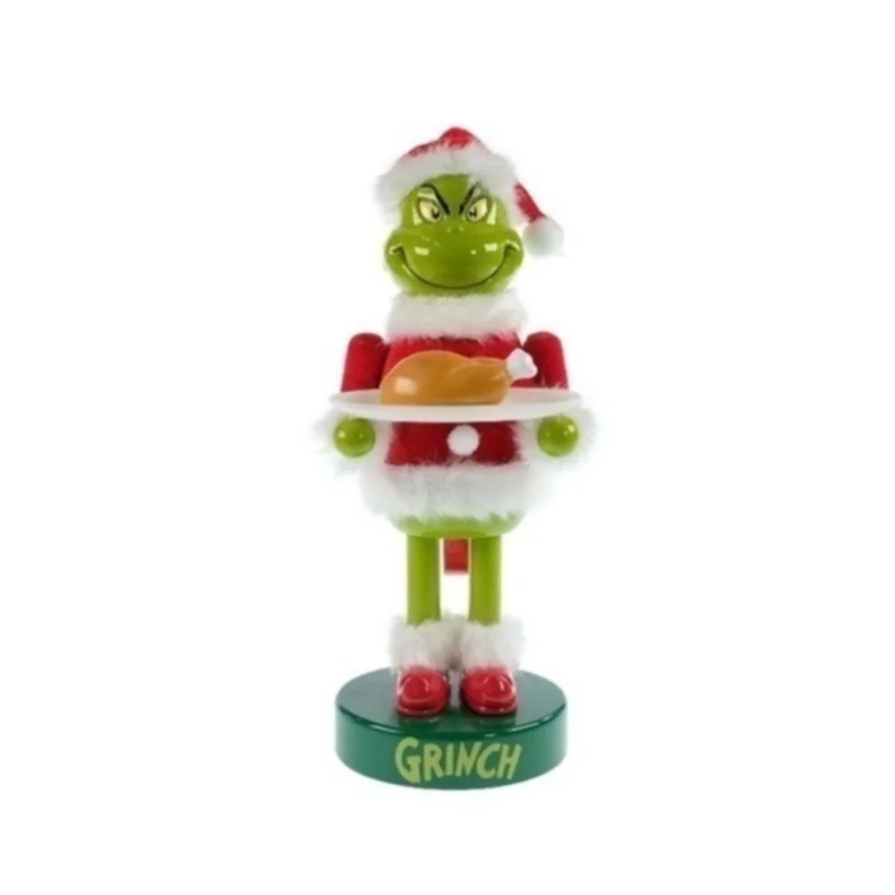 NWT. DR. SEUSS Grinch 11” Wooden Nutcracker